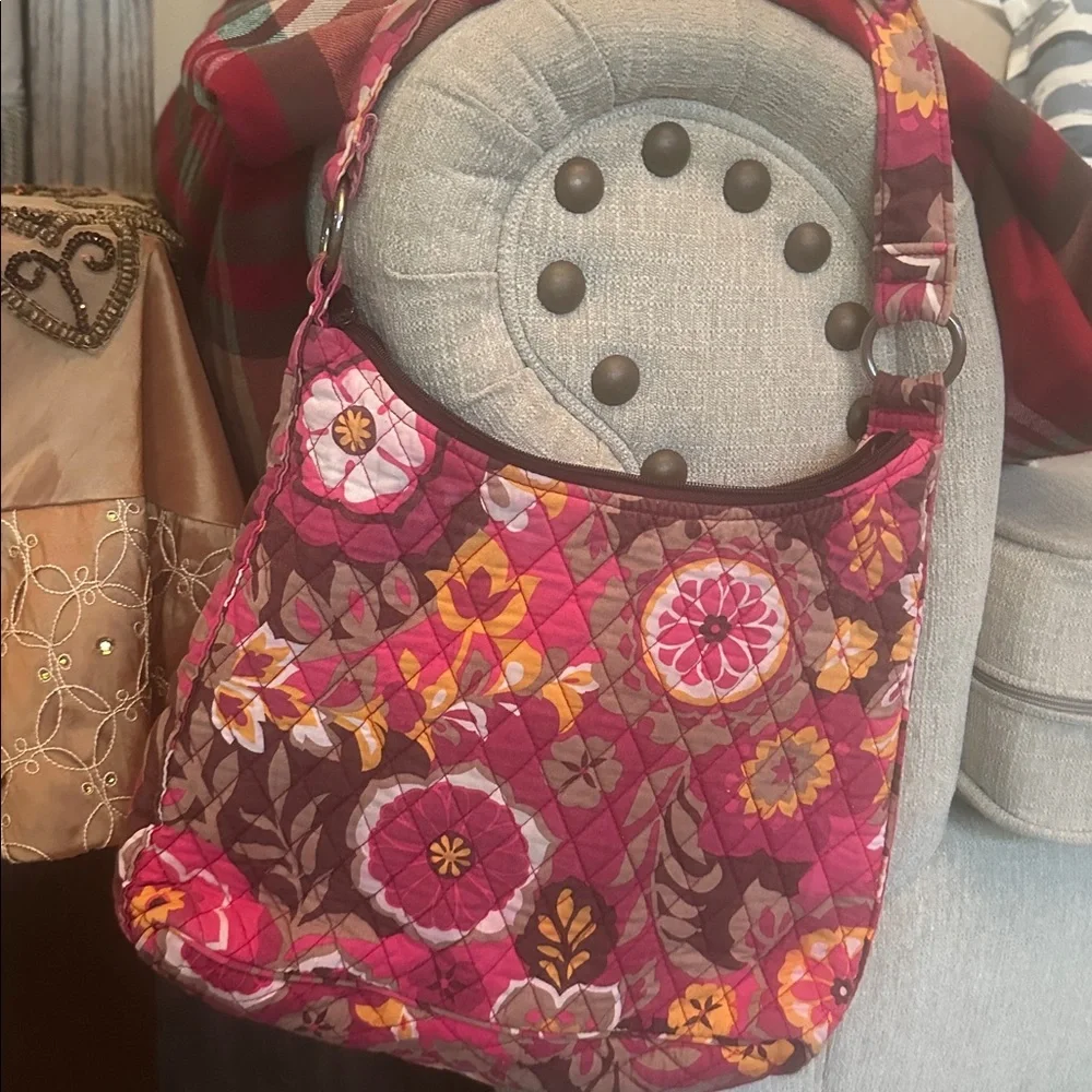 Vera Bradley Multicolor Floral Shoulder Bag - Picture 3 of 7